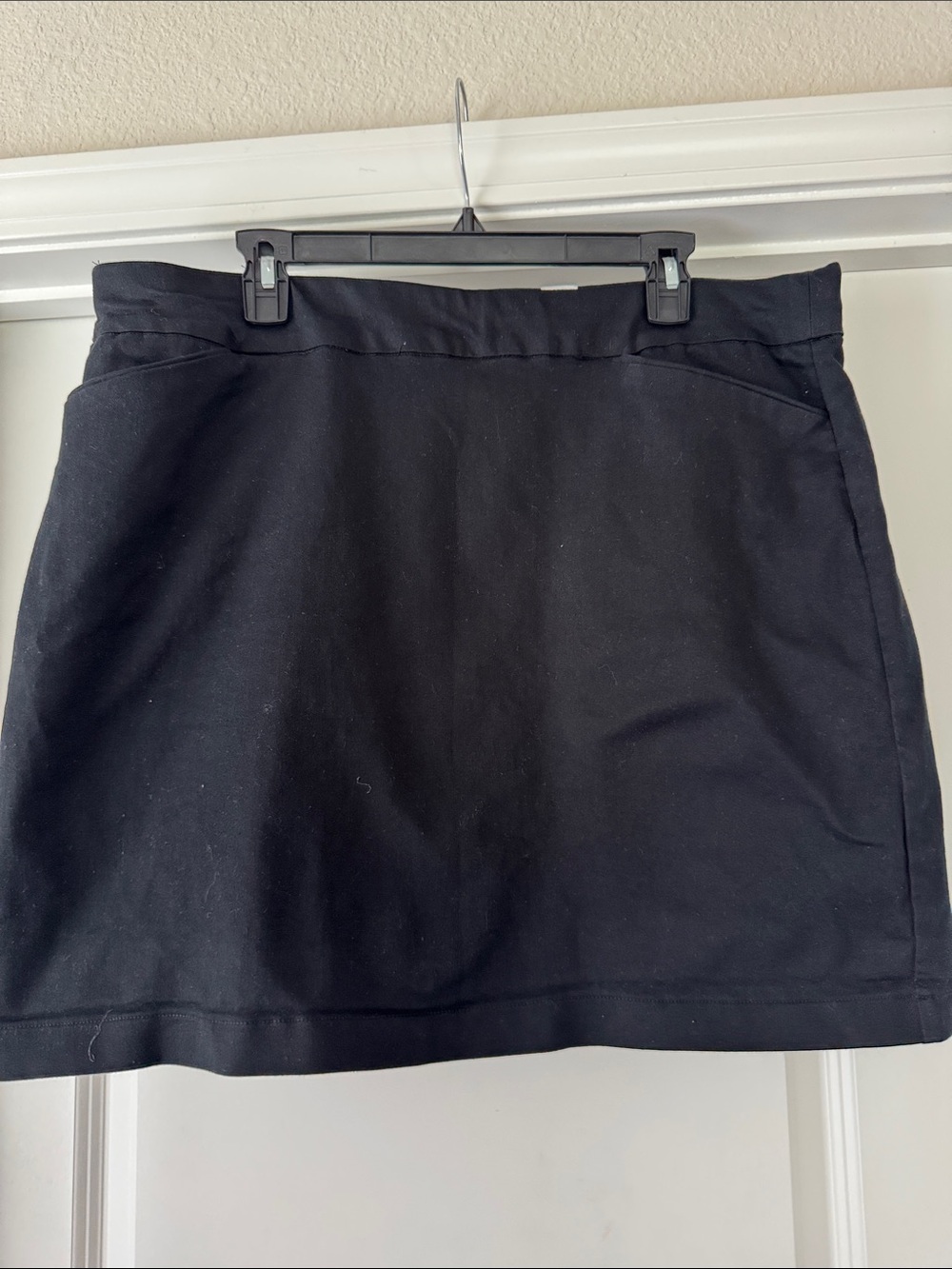 croft & barrow Black Mini A-Line Skirt